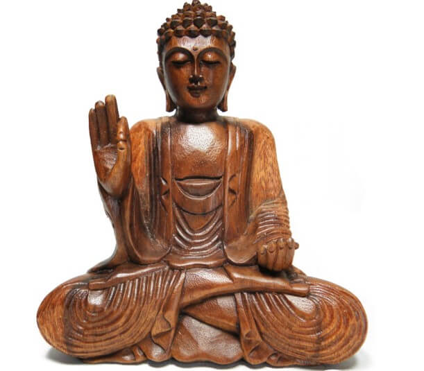 Budos statula medinė 20cm M (1)