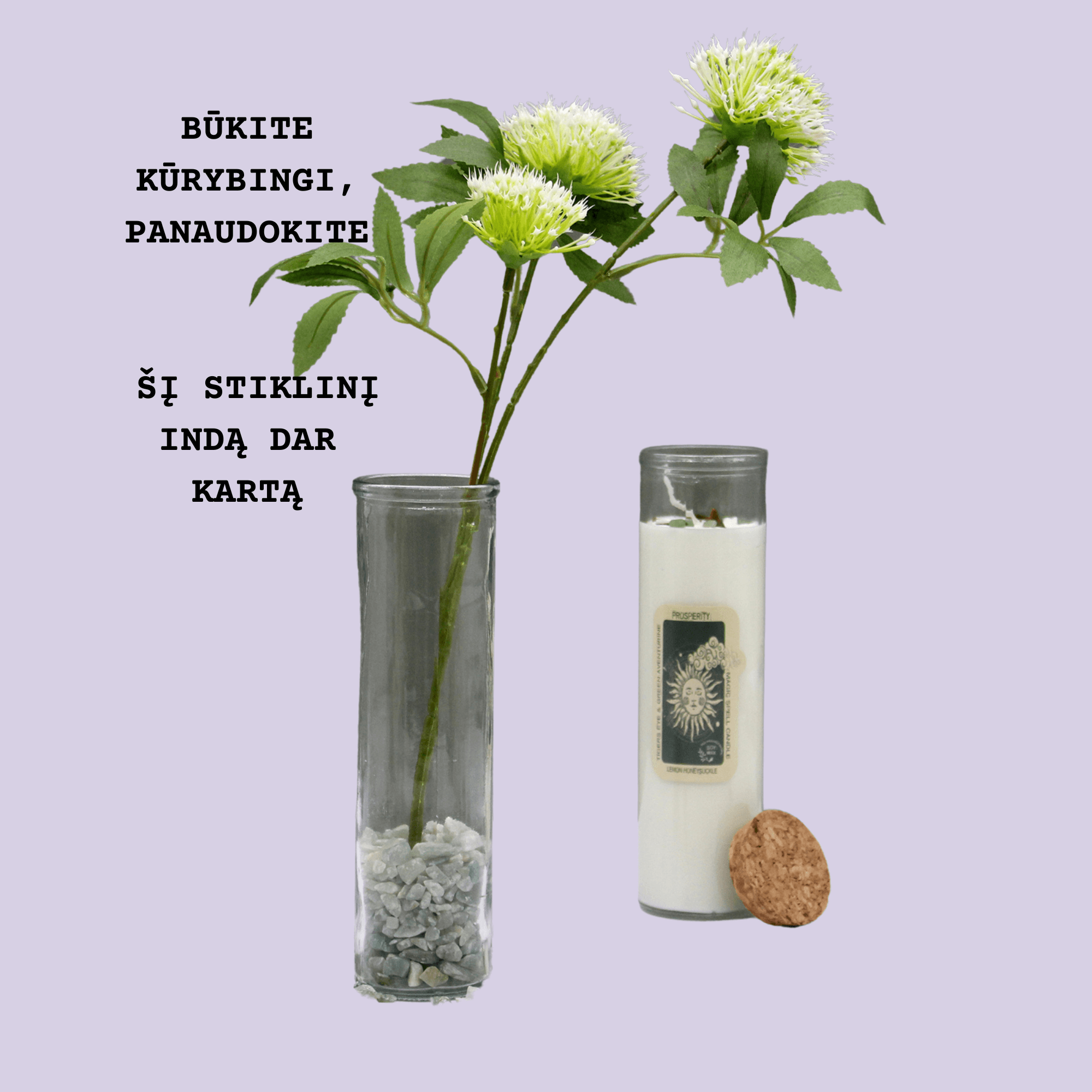 BŪKITE KŪRYBINGI, PANAUDOKITE ŠĮ STIKLINĮ INDĄ DAR KARTĄ (1)