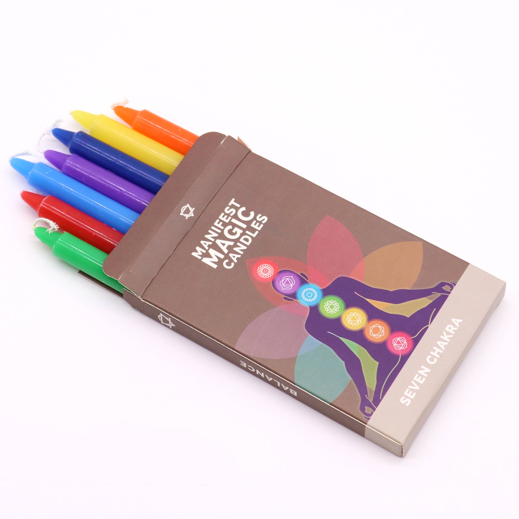 Septynių čakrų žvakių rinkinys (1)